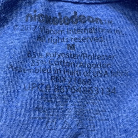 Nickelodeon T-Shirt Nicktoons Characters Print Short Sleeve Round Neck - Picture 5 of 5